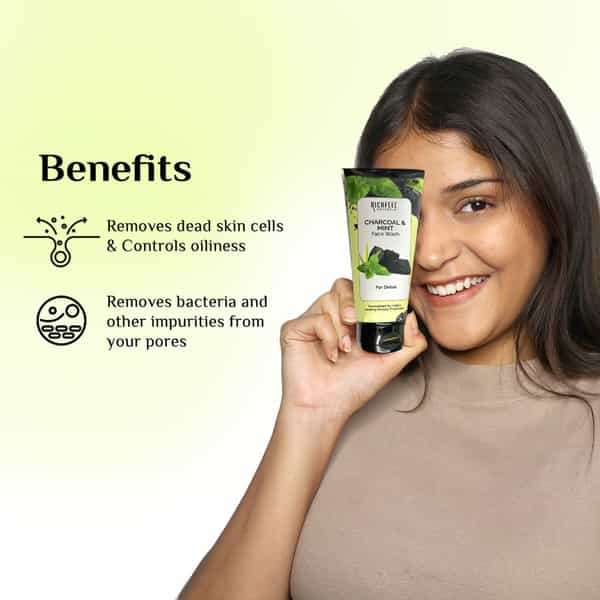 Charcoal & Mint Face Wash 100 G Pack Of 2