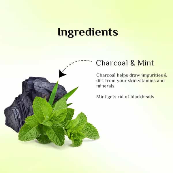 Charcoal & Mint Face Wash 100 G Pack Of 2