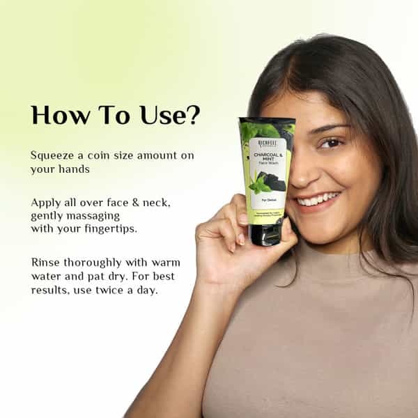 Charcoal & Mint Face Wash 100 G Pack Of 2
