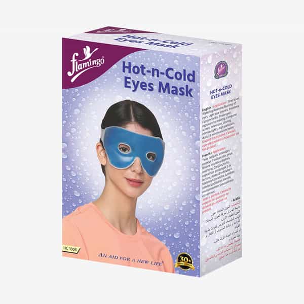 Flamingo Hot And Cold Eyes Mask For Relaxing | Universal Fit | Blue