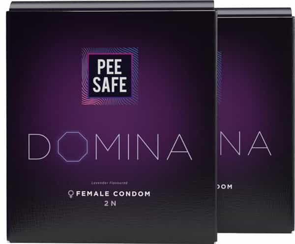 Pee Safe Domina Female Condom - Pack Of 4