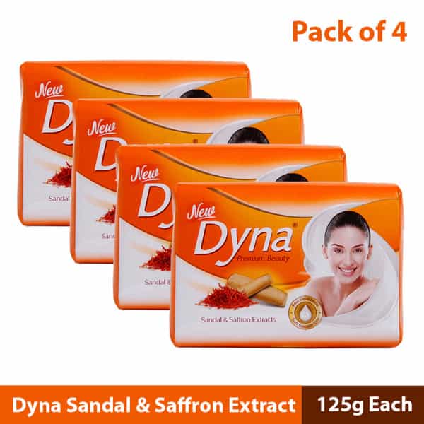 Dyna Sandal & Saffron Extract 125Gm X 4