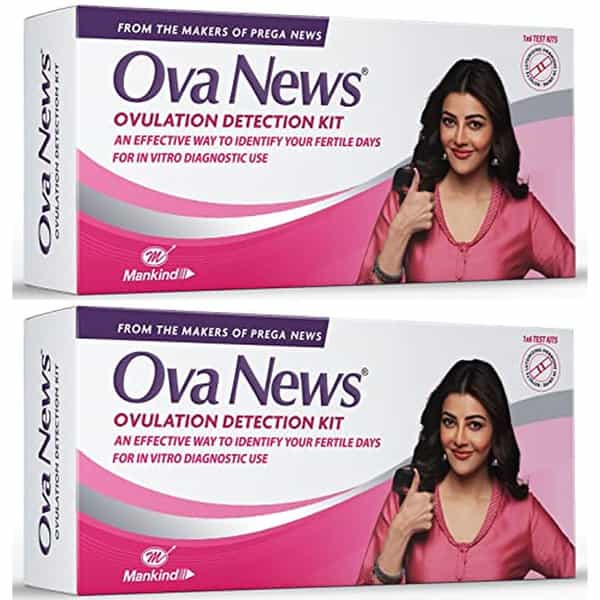 Ova News - Ovulation Detection Kit From Prega News | Identifies 5 Most Fertile Daysin 5 Mins- 2N