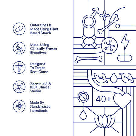 Origins Nutra Multi For Men (40+) | Boost Energy & Metabolism | Immune Support | Bone | 30 Soft Gels