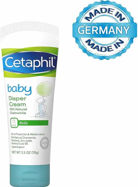 Cetaphil Baby Diaper Cream | With Organic Calendula | Vitamin B5 & Vitamin E | 70 Gm | Pack Of 3