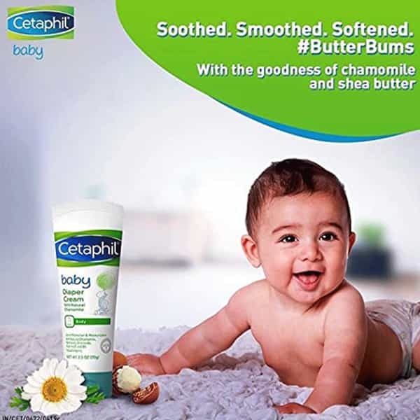 Cetaphil Baby Diaper Cream | With Organic Calendula | Vitamin B5 & Vitamin E | 70 Gm | Pack Of 3