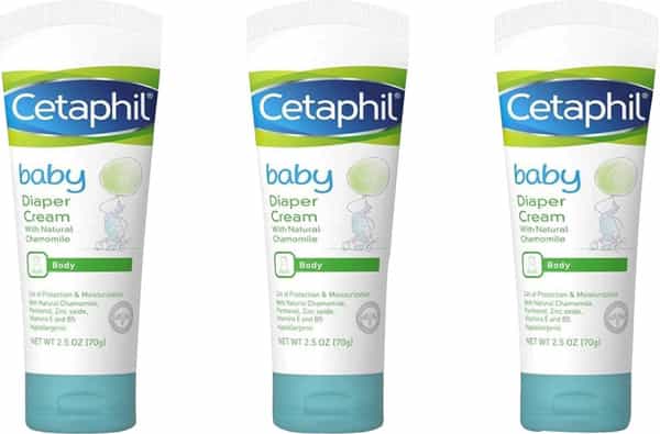 Cetaphil Baby Diaper Cream | With Organic Calendula | Vitamin B5 & Vitamin E | 70 Gm | Pack Of 3