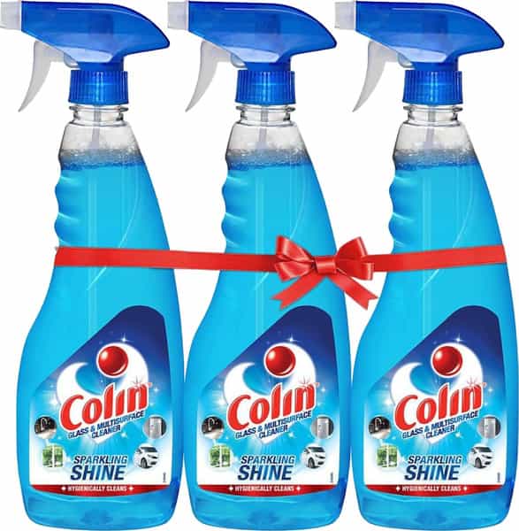 Colin Glass And Surface Cleaner Liquid Regular - 500Ml (Pack Of 3)