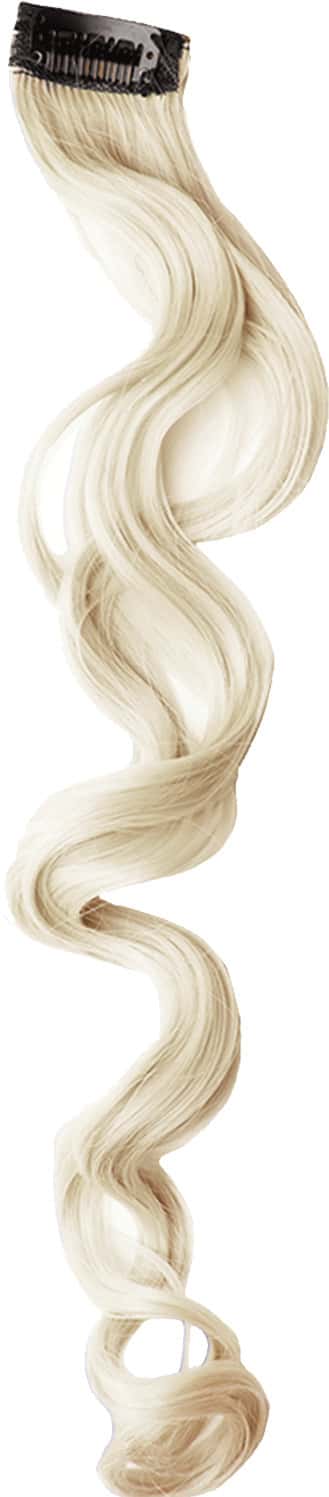 Streak Street Blonde Curly Clip-On Strands