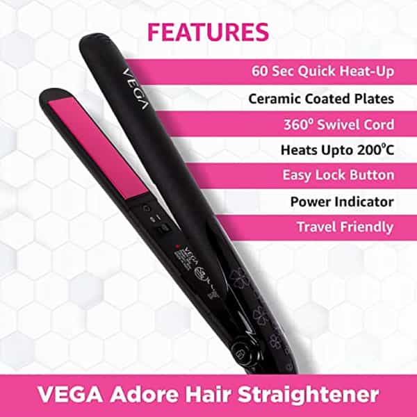Vega Adore Hair Straightener - Vhsh-18