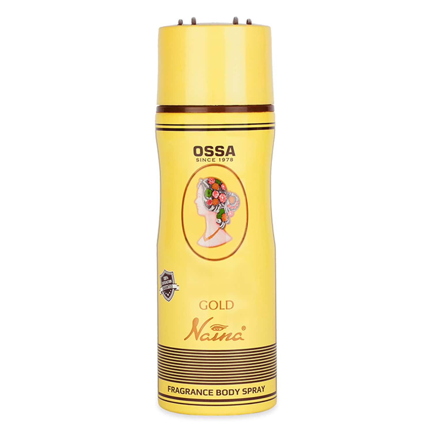 Ossa Gold Naina Body Spray | Musk And Woody Notes Long Lasting Deodorant For Men And Women | 200 Ml
