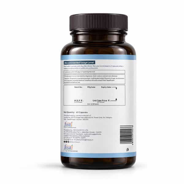 Miduty Sleep Well - Melatonin - Valerian Root - Deep Sleep Support - Stress Relief - 60 Capsules