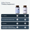 Miduty Sleep Well - Melatonin - Valerian Root - Deep Sleep Support - Stress Relief - 60 Capsules