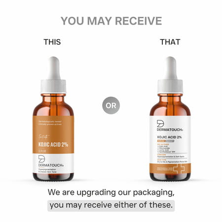 Dermatouch Kojic Acid 2% Serum | Best For Hyperpigmentation & Uneven Skin Tone | 30ml