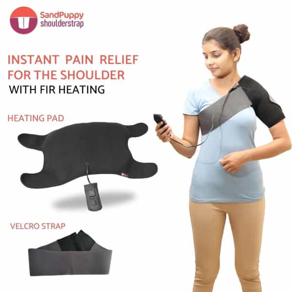 Sandpuppy Shoulderstrap - Electric Heating Pad For Shoulder