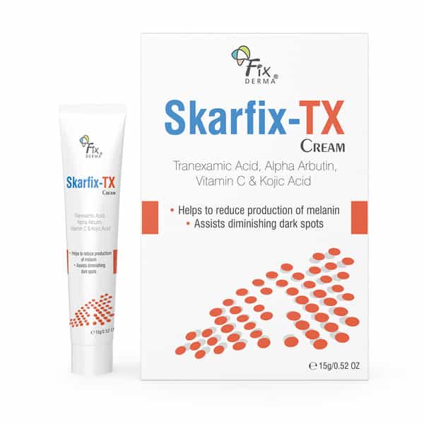 Fixderma Skarfix-Tx Face Cream | With 2% Kojic Acid | For Pigmentation | Blemishes | Dark Spots 15Gm