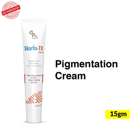 Fixderma Skarfix-Tx Face Cream | With 2% Kojic Acid | For Pigmentation | Blemishes | Dark Spots 15gm