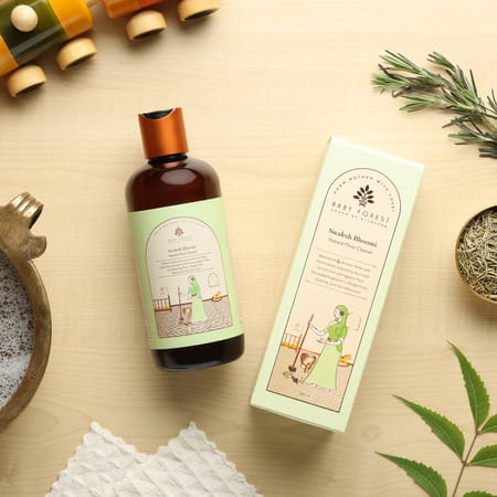 Baby Forest Swaksh Bhoomi Natural Floor Cleaner | Made With Finest Ayurvedic Ingredients | 300 Ml