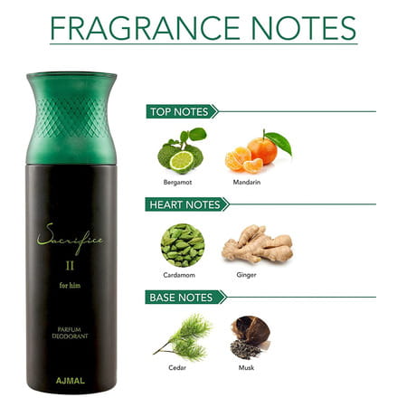 Ajmal 3 Sacrifice Ii For Him For Men & 1 Magnetize For Men & Women Deo Each 200Ml Combo Pack Of 4