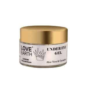 Love Earth Organic Under Eye Gel With Aloe Vera & Cucumber Extracts 50gm