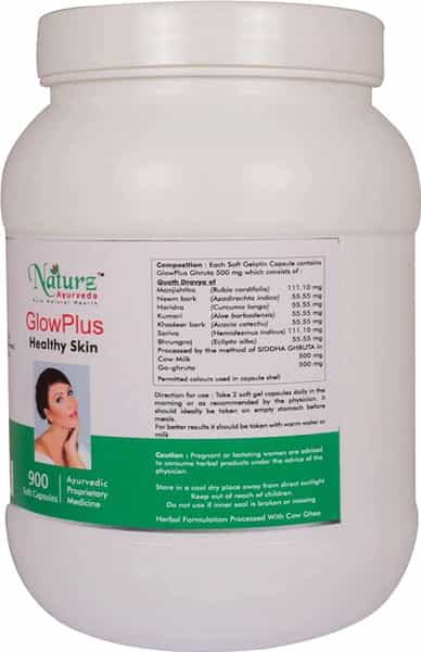 Naturz Ayurveda Glowplus - 900 Capsules