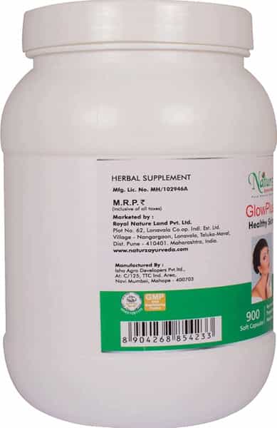 Naturz Ayurveda Glowplus - 900 Capsules