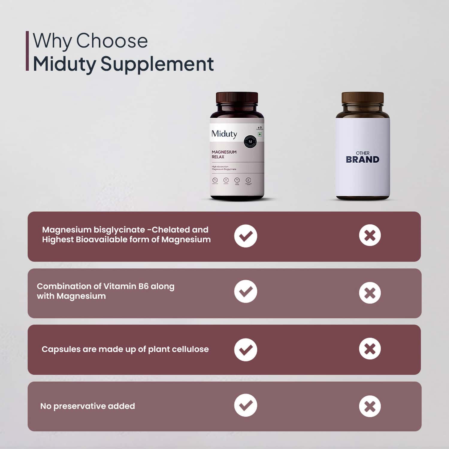 Buy MIDUTY PALAK NOTES MAGNESIUM RELAX SUPPLEMENT BISGLYCINATE MUSCLE