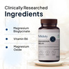 Miduty Magnesium Relax Chelated -Migraine-High Bp-Constipation-Magnesium Bisglycinate-60 Capsules
