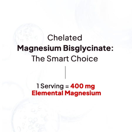 Miduty Magnesium Relax Chelated -Migraine-High Bp-Constipation-Magnesium Bisglycinate-60 Capsules