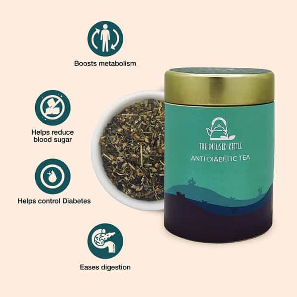 The Infused Kettle Anti Diabetic Green Tea (50 Gms)