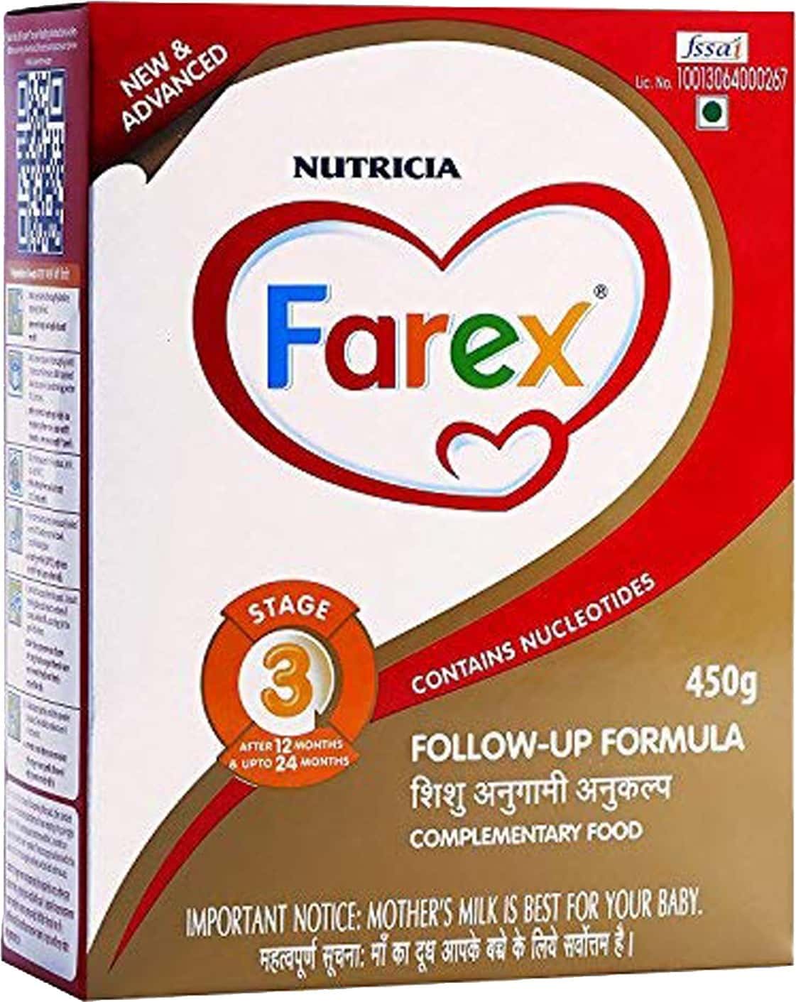 Farex Gentle Stage 3 Follow-Up Infant Formula Refill Of 400 Gm