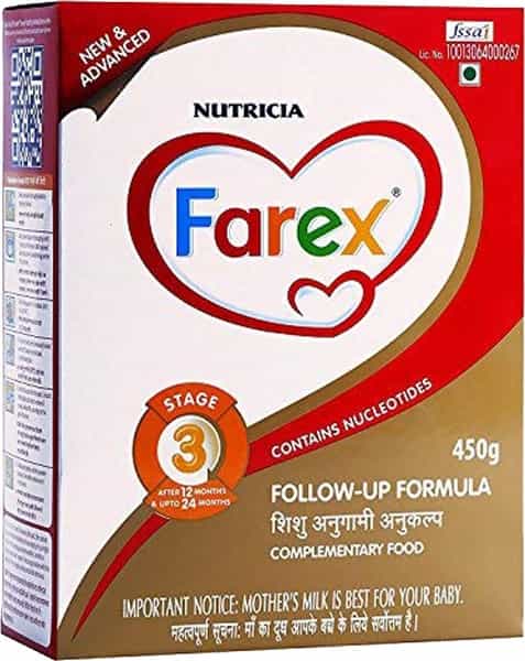 Farex Gentle Stage 3 Follow-Up Infant Formula Refill Of 400 Gm