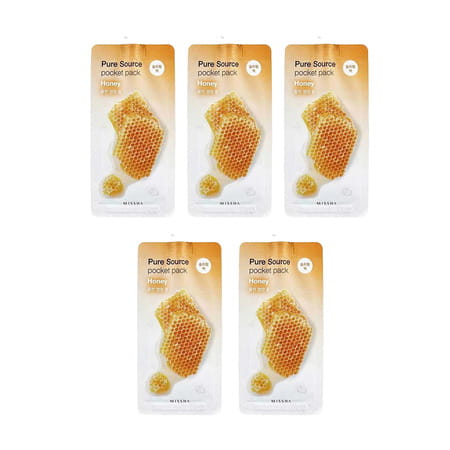 Missha Pure Source Pocket Pack (Honey) - Pack Of 5