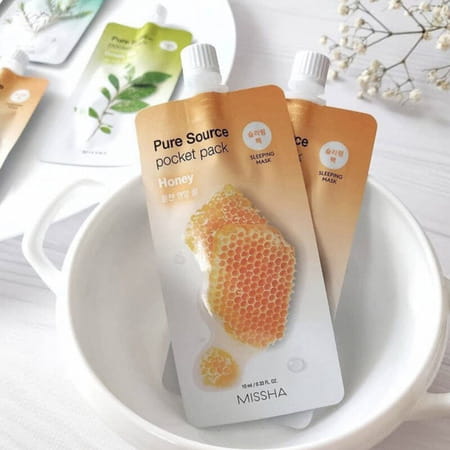 Missha Pure Source Pocket Pack (Honey) - Pack Of 5