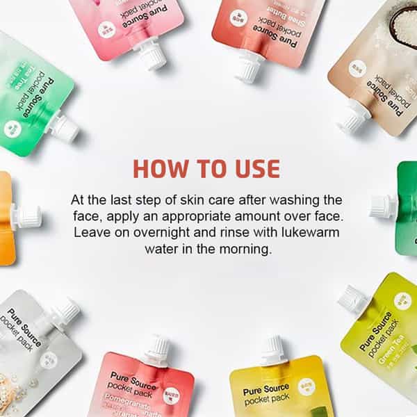 Missha Pure Source Pocket Pack (Honey) - Pack Of 5