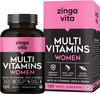 Zingavita Multivitamin Tablets For Women 120 Count With Vitamins Calcium & Iron