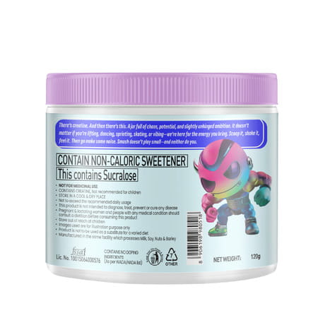 Smash Micronised Creatine Monohydrate Powder | Bite Me Berries (30 Servings | 120g)
