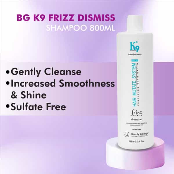 Beauty Garage K9 Frizz Dismiss Shampoo 800Ml