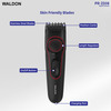 Waldon Pr-2308 Corded & Cordless Stainless Steel Blade Beard Trimmer Fast Charge 20 Gears Adjustment
