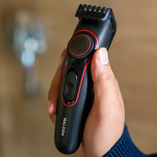 Waldon Pr-2308 Corded & Cordless Stainless Steel Blade Beard Trimmer Fast Charge 20 Gears Adjustment