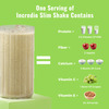 Incredio By Hk Vitals Slim Shake For Weight Management | 22G Triple Blend (Kesar Badam | 480 G)