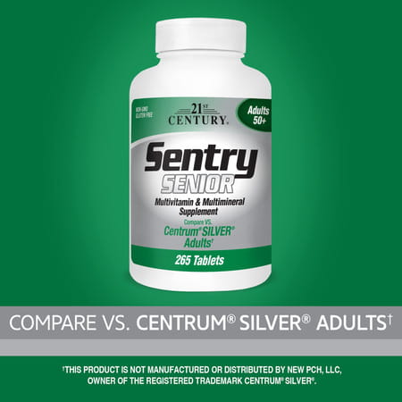 21st Century Sentry Senior Tablets | 265 Count