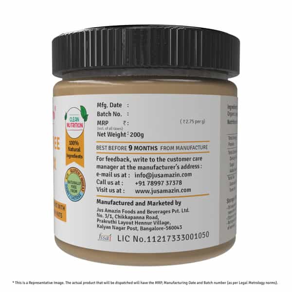 Jus Amazin Dairy-Free Kulfi Mix -200G|74% Nuts -Cashewnuts Almonds & Pistachio|No Refined Sugar