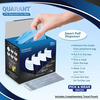 Quarant 4 Ply Blue Surgical Face Mask With Adjustable Nose Pin | Uv Sterilized - Pack Of 100