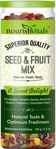 Nourishvitals Seed & Fruit Mix - A Sweet Delight 150 Gm