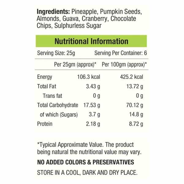Nourishvitals Seed & Fruit Mix - A Sweet Delight 150 Gm