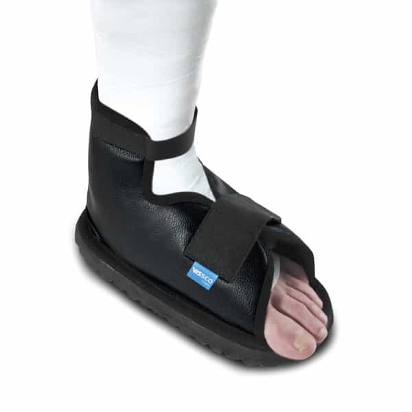 Vissco Cast Shoe Waterproof Plaster Cover Shoe Prevents Wear &Tear Of The Cast Cover-Medium(Grey)
