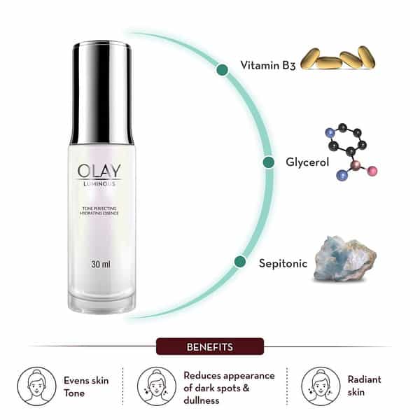Olay Luminous Serum |With 99% Pure Niacinamide |For Normal | Dry | Oily & Combination Skin |30 Ml