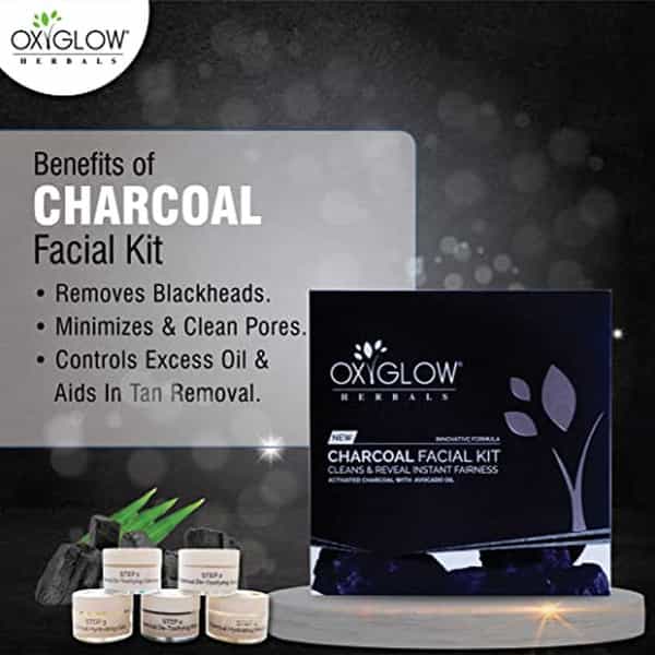 Oxyglow Herbals Facial Kit Charcoal 63 Gram