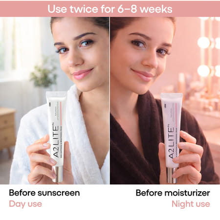 A2 Lite Skin Lightening And Brightening Cream - 20 Gm